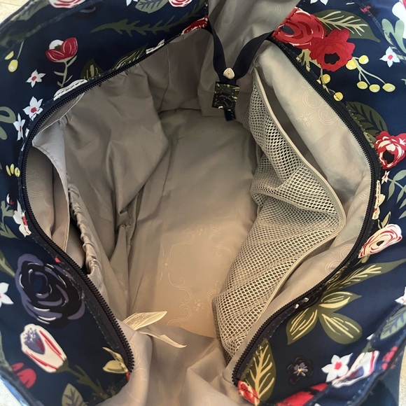 JuJuBe Encore Tote Diaper Bag- Midnight Posy - Picture 9 of 14
